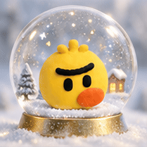 086 · 雪景球旋舞
